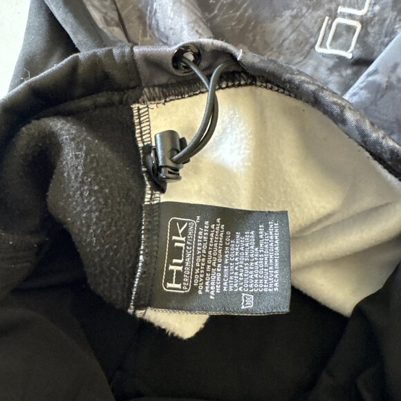 Mens HUK Performance Kryptek Cano 1/4 Zip Pullover Long Sleeve M With Pockets - Picture 7 of 11